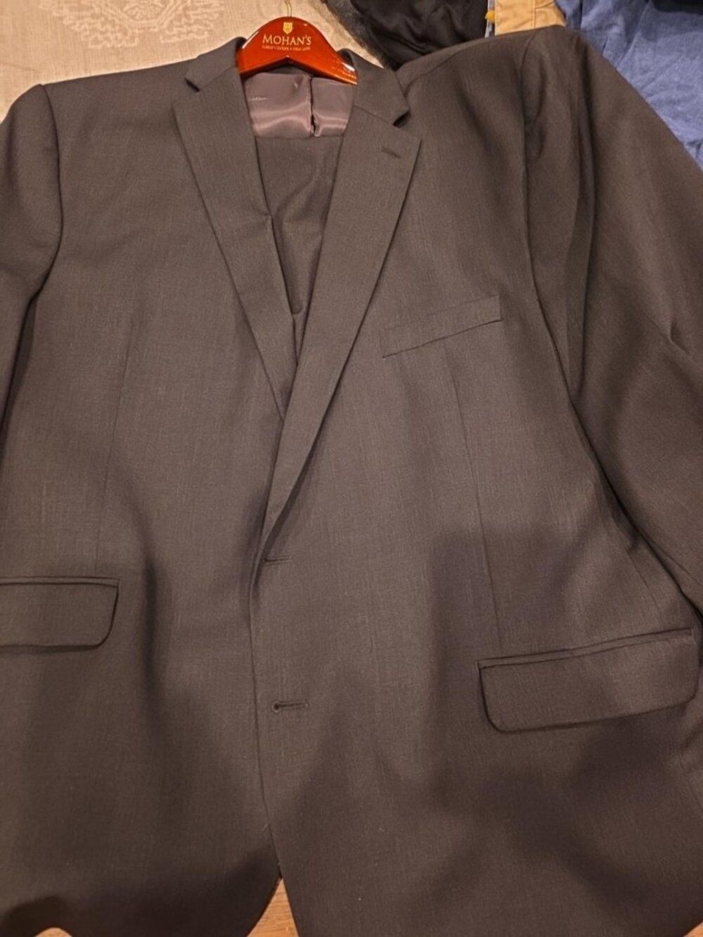 Calvin Klein Men's 2-Piece Suit 50R Pants 48x30